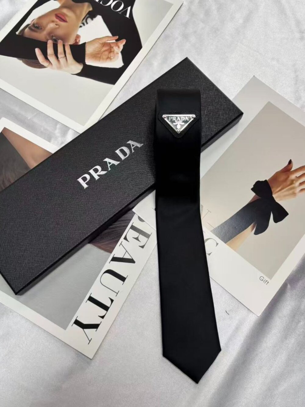 PRADA Black Tie - With Box👔👔
